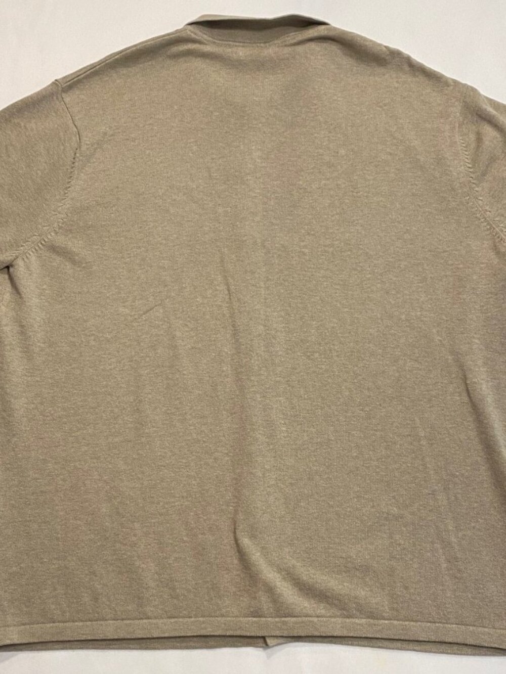 Paul James Men's Long Sleeve Cardigan Tan Cotton XXL - Picture 4 of 7